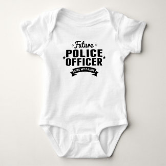 Body Para Bebé El oficial de policía futuro tiene gusto de mi