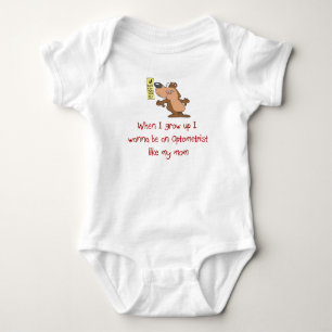 Body Para Bebé El optometrista tiene gusto de mi camiseta del