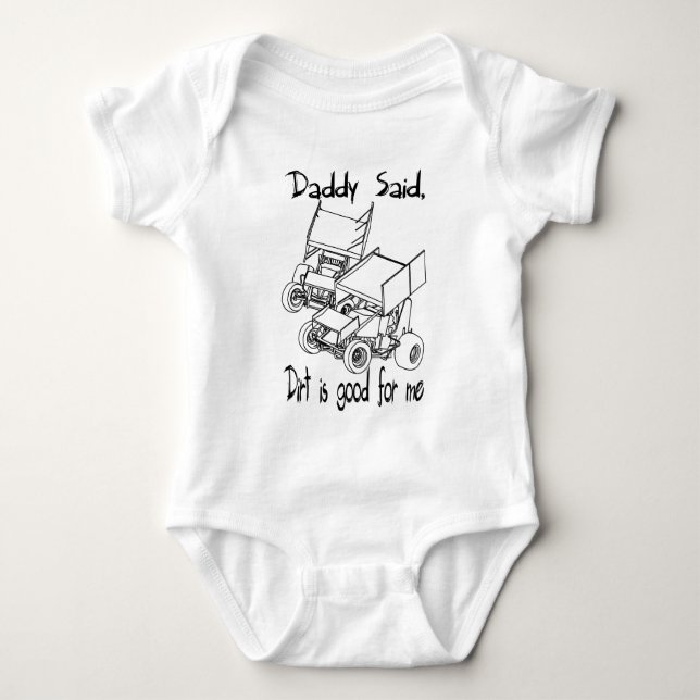 Body Para Bebé El papá dijo (Anverso)