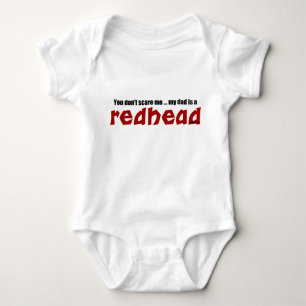 Body Para Bebé El papá es un Redhead