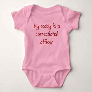 Body Para Bebé El papá es una camiseta correccional del bebé de