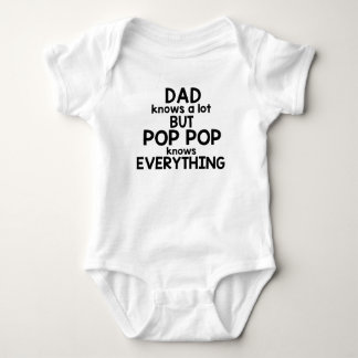 Body Para Bebé El papá sabe mucho pero el estallido del estallido