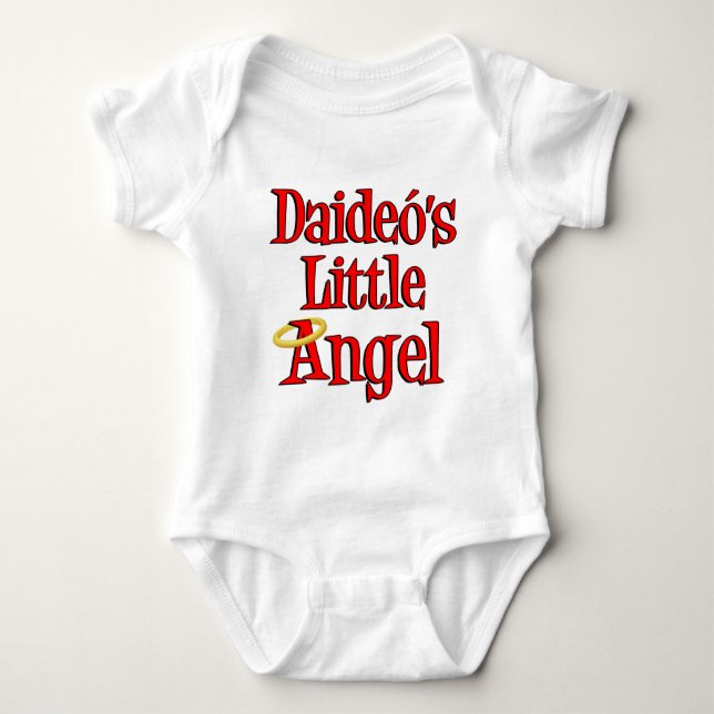 Body Para Bebé El pequeño ángel de Daideo (Anverso)