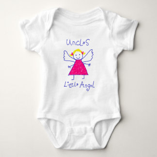 Body Para Bebé El pequeño ángel del tío