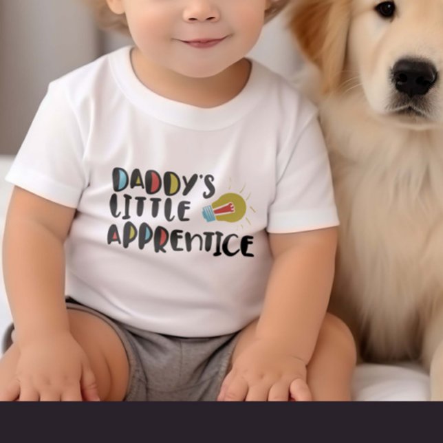 Body Para Bebé El pequeño aprendiz de papá es un futuro electrici (Subido por el creador)