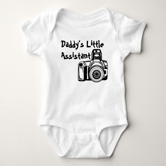 Body Para Bebé El pequeño ayudante del papá (Anverso)