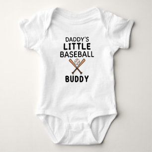 Body Para Bebé El pequeño beisbol de papá   Béisbol lindo