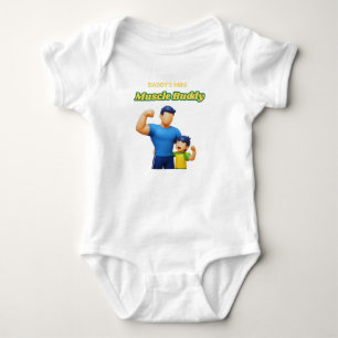 Body Para Bebé El pequeño compañero de músculos de papá