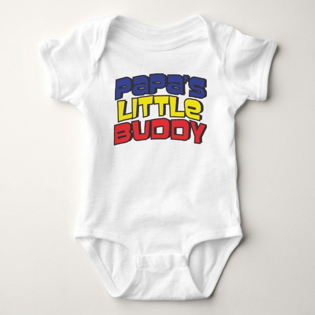 BODY PARA BEBÉ EL PEQUEÑO COMPINCHE DE LA PAPÁ (Anverso)