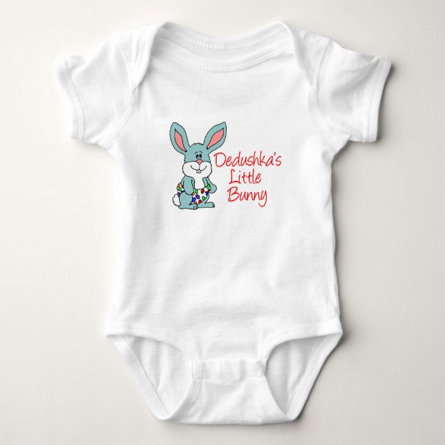 Body Para Bebé El pequeño conejo de Dedushka (Anverso)