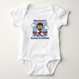 Body Para Bebé El pequeño copiloto de Mamusia - Avión adorable