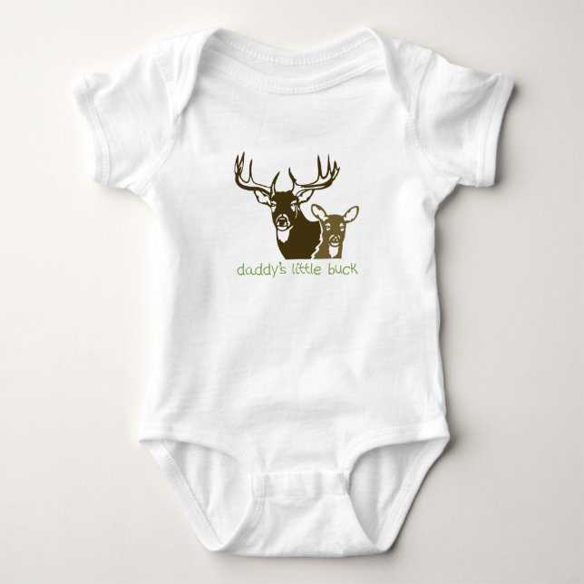 Body Para Bebé El pequeño culo de Daddys (Anverso)