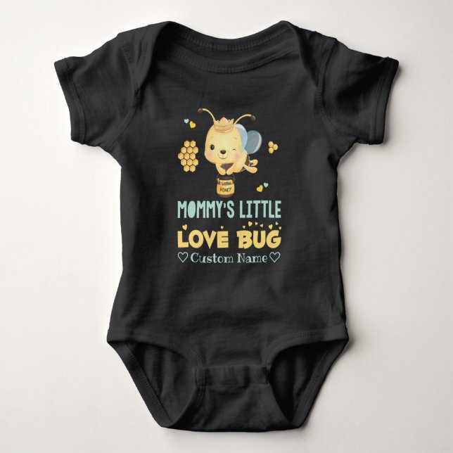 Body Para Bebé El pequeño error de amor de mamá (Anverso)