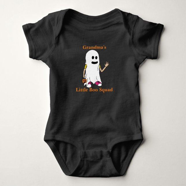 Body Para Bebé El pequeño escuadrón de la abuela (Anverso)