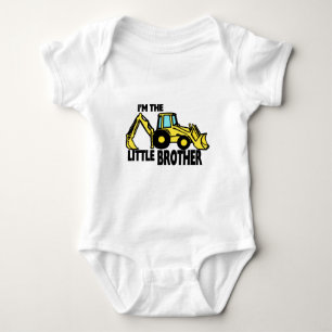 Body Para Bebé El pequeño hermano Backhoe