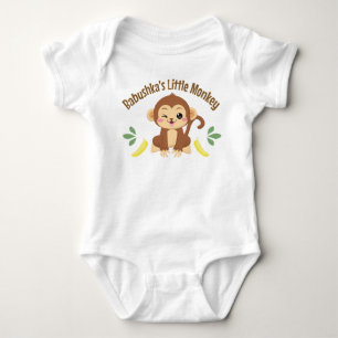 Body Para Bebé El pequeño mono de Babushka