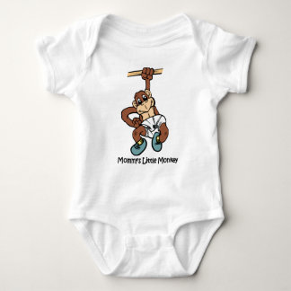 Body Para Bebé El pequeño mono de la mamá