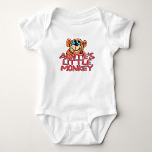Body Para Bebé El pequeño mono de la tía