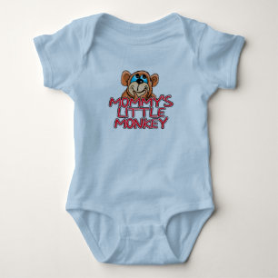 Body Para Bebé El pequeño mono de mamá