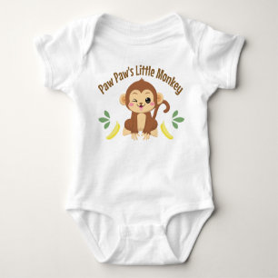 Body Para Bebé El pequeño mono de Paw Paw