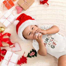 Body Para Bebé El pequeño regalo de mamá – Bebé lindo en Navidad