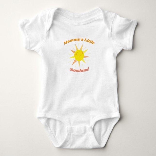 Body Para Bebé El pequeño regalo de Recién nacido Sunshine de mam (Anverso)