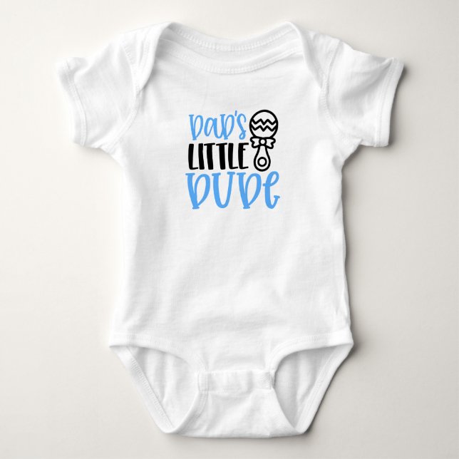 Body Para Bebé el pequeño tipo de papá (Anverso)