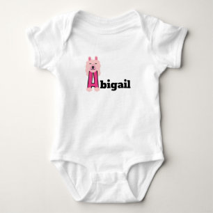 Body Para Bebé El personalizado de nombres de chicas comienza con