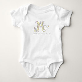 Body Para Bebé El personalizado del nombre y del significado de