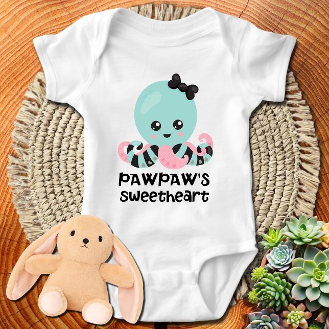 Body Para Bebé El popular pulpo de Pawpaw en Kawaii (Subido por el creador)