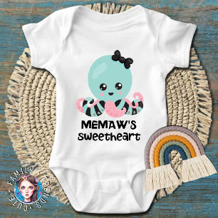 Body Para Bebé El popular pulpo Kawaii de Memaw
