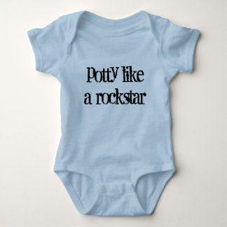 Body Para Bebé el potty tiene gusto de rockstar