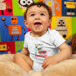 Body Para Bebé El primer árbol navideño del bebé personalizado