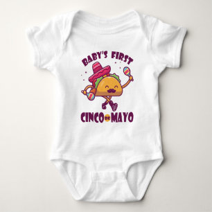 Body Para Bebé El primer Cinco de Mayo del Bebé