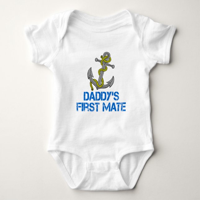 Body Para Bebé El primer compañero del papá (Anverso)