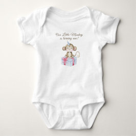 Body Para Bebé El primer cumpleaños de nuestro pequeño mono 