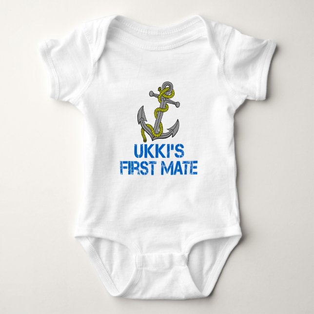 Body Para Bebé El primer destino de Ukki (Anverso)