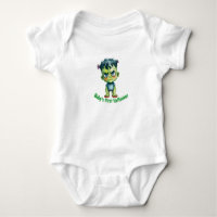 El primer Halloween de bebé Frankenstein