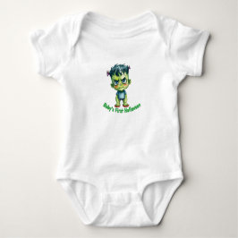 Body Para Bebé El primer Halloween de bebé Frankenstein 