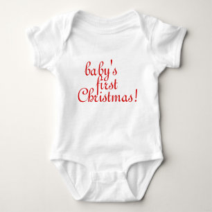Body Para Bebé El primer navidad del bebé