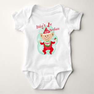 Body Para Bebé El primer navidad del bebé personalizado