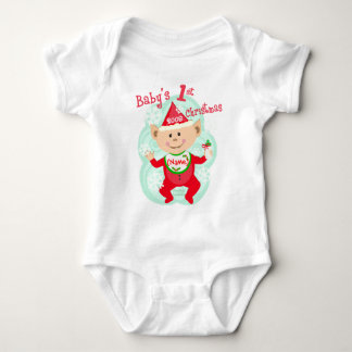 Body Para Bebé El primer navidad del bebé personalizado