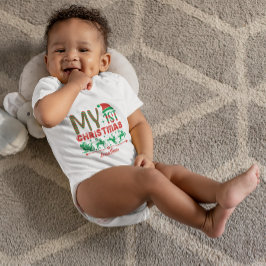 Body Para Bebé El primer Papá Noel de personalizado en su manga