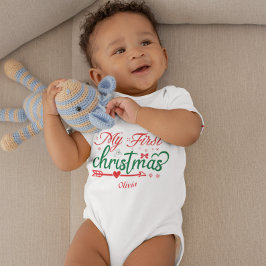 Body Para Bebé El primer Santa Claus de Navidad del bebé personal