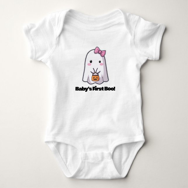 Body Para Bebé ¡El primer susto del bebé! – Bodysuit adorable de  (Anverso)
