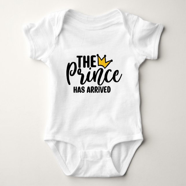 Body Para Bebé El Príncipe Ha Llegado – Bodysuit de Niño (Anverso)