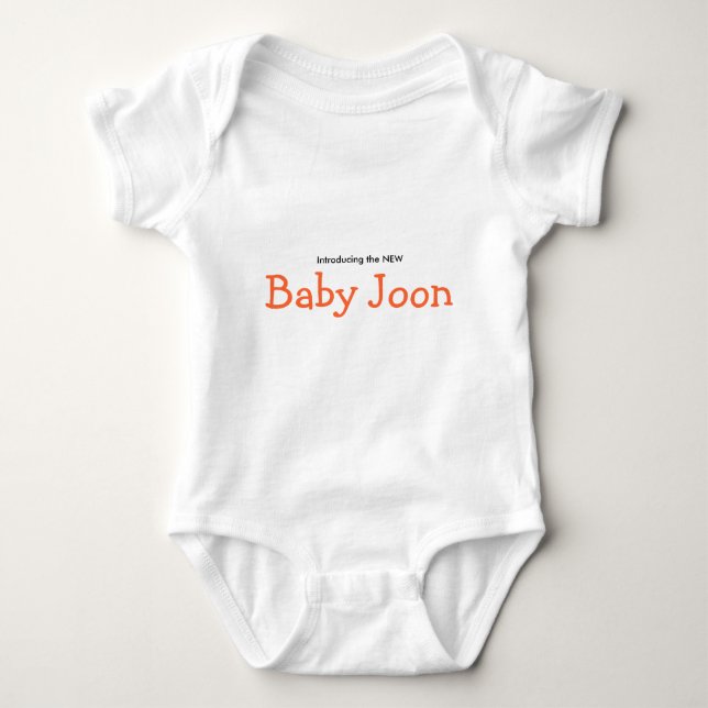 Body Para Bebé el recién nacido Joon (Anverso)