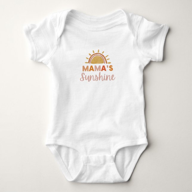Body Para Bebé El regalo de los Navidades "Baby Bodysuit" de Mamá (Anverso)