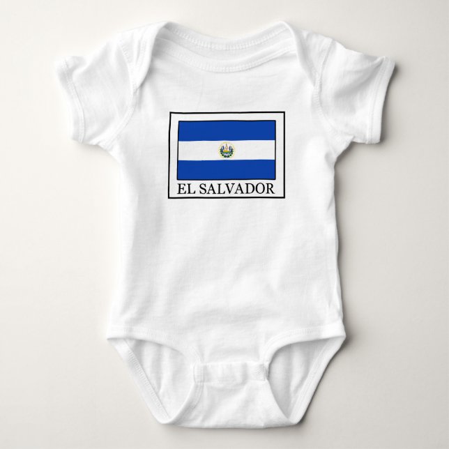 Body Para Bebé El Salvador (Anverso)