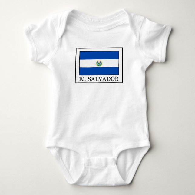 Body Para Bebé El Salvador (Anverso)